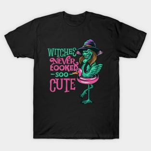 Flamingo Witch - Witches Never Looked So Cute T-Shirt